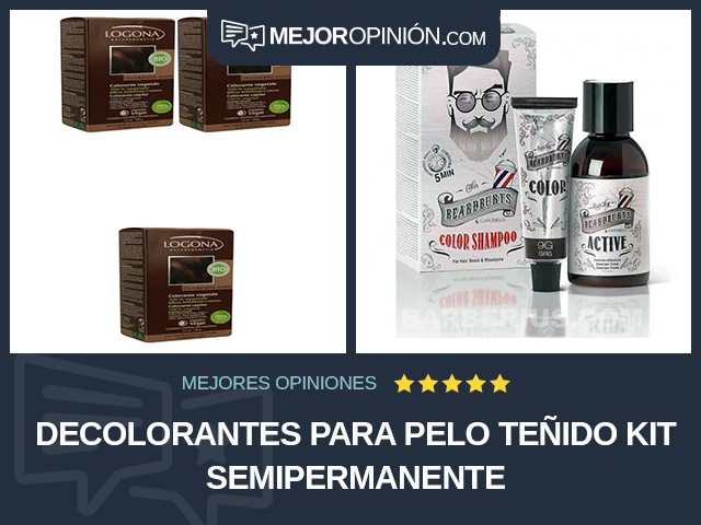 Decolorantes para pelo teñido Kit Semipermanente