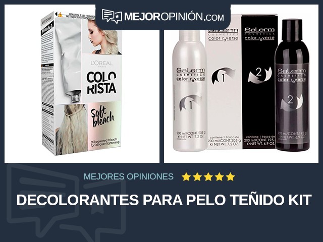 Decolorantes para pelo teñido Kit