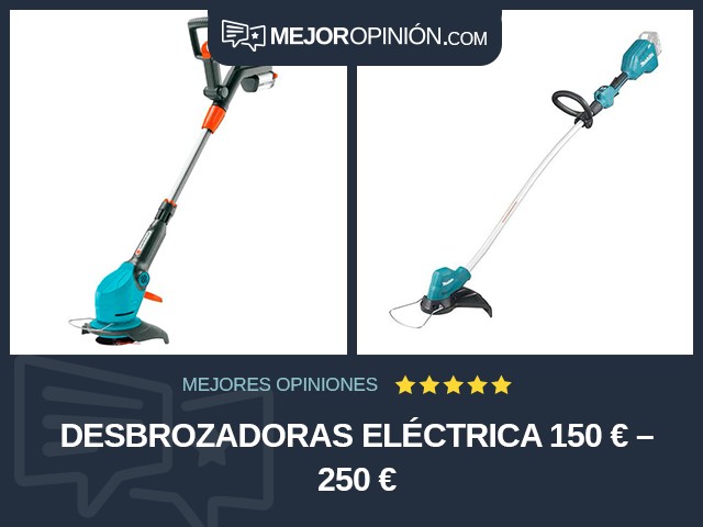 Desbrozadoras Eléctrica 150 € – 250 €