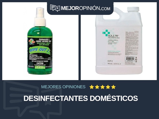 Desinfectantes domésticos