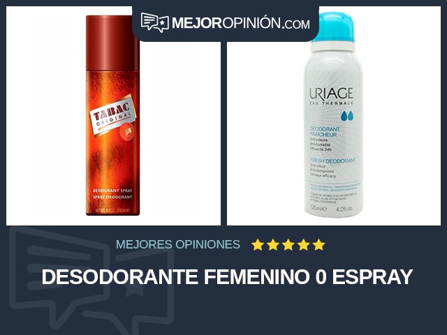 Desodorante femenino 0 Espray
