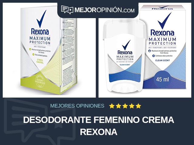 Desodorante femenino Crema Rexona