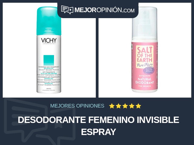 Desodorante femenino Invisible Espray