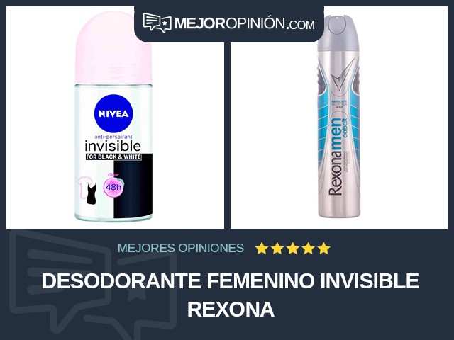Desodorante femenino Invisible Rexona