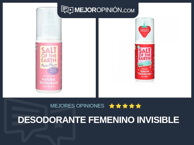 Desodorante femenino Invisible