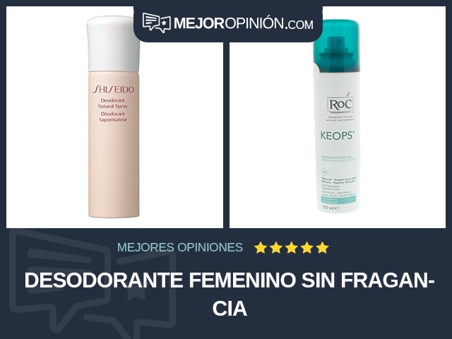 Desodorante femenino Sin fragancia