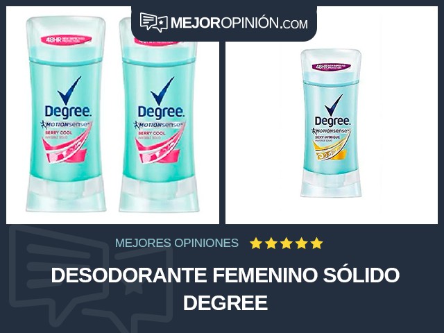 Desodorante femenino Sólido Degree