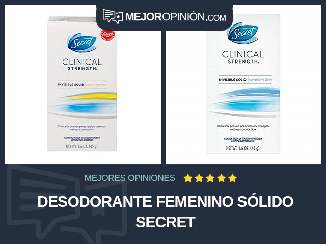 Desodorante femenino Sólido Secret