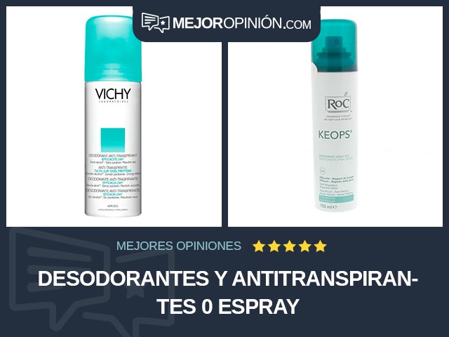 Desodorantes y antitranspirantes 0 Espray