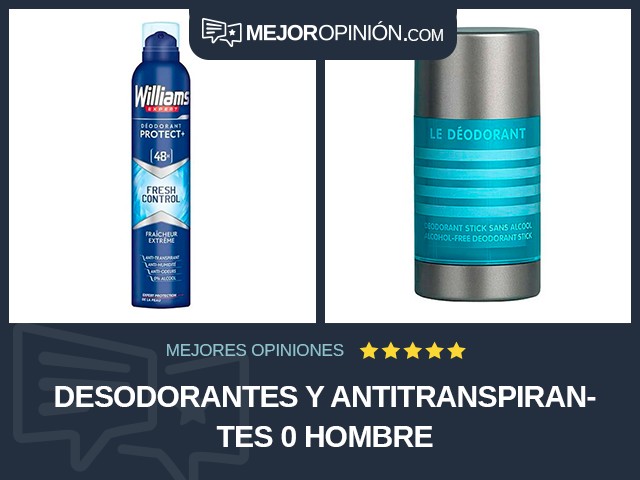 Desodorantes y antitranspirantes 0 Hombre