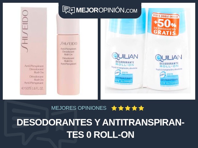 Desodorantes y antitranspirantes 0 Roll-on