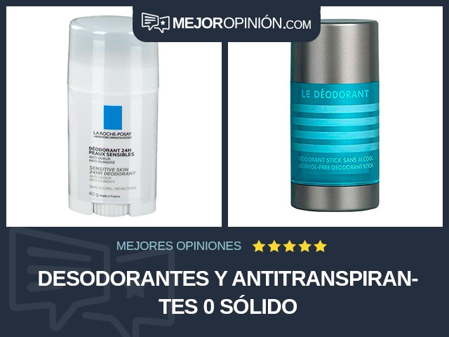 Desodorantes y antitranspirantes 0 Sólido