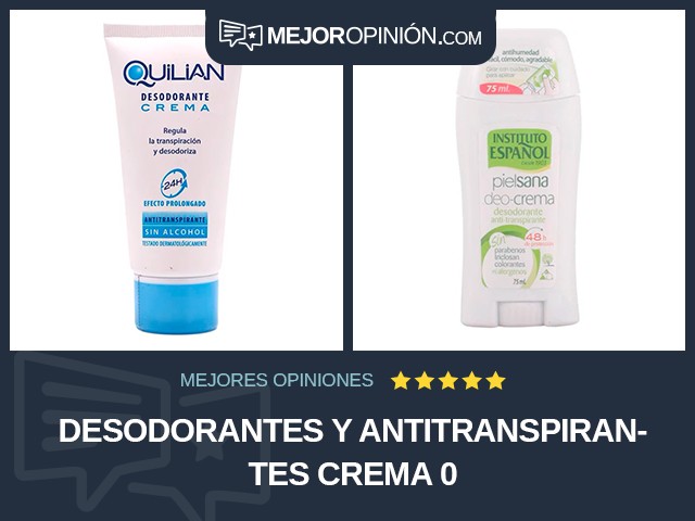 Desodorantes y antitranspirantes Crema 0