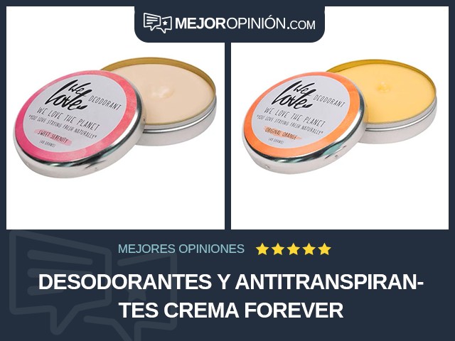 Desodorantes y antitranspirantes Crema Forever