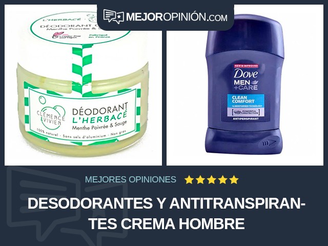 Desodorantes y antitranspirantes Crema Hombre
