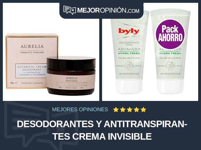 Desodorantes y antitranspirantes Crema Invisible