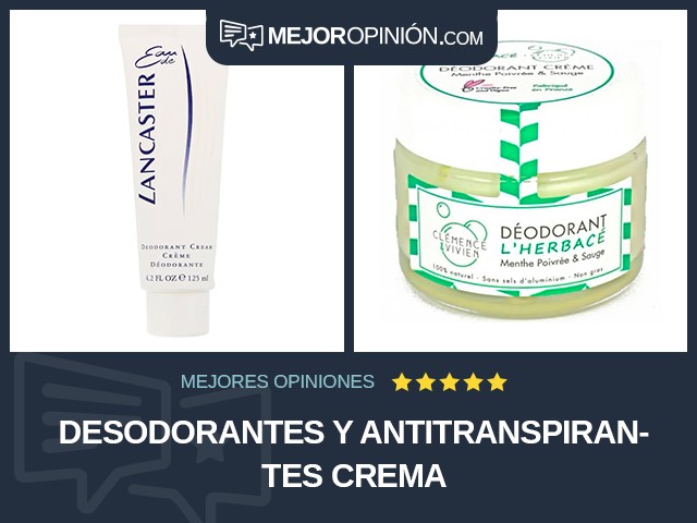 Desodorantes y antitranspirantes Crema