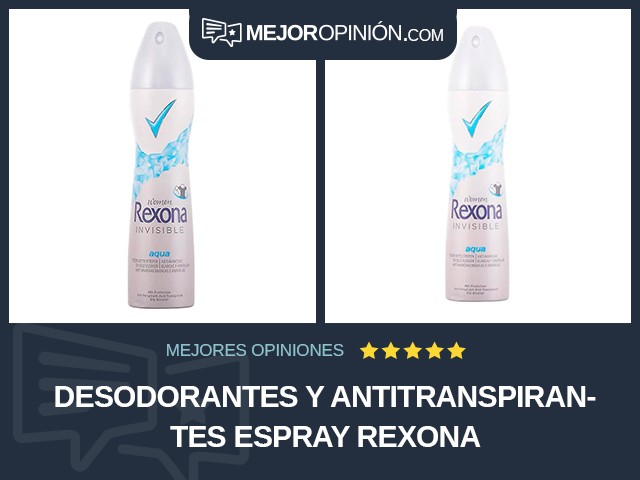 Desodorantes y antitranspirantes Espray Rexona