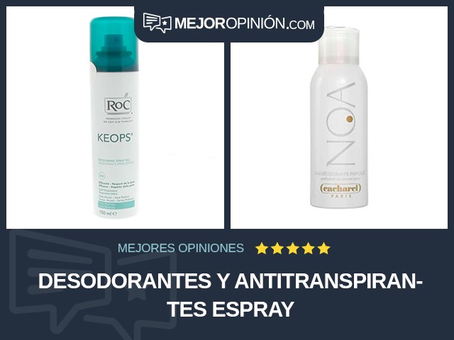 Desodorantes y antitranspirantes Espray
