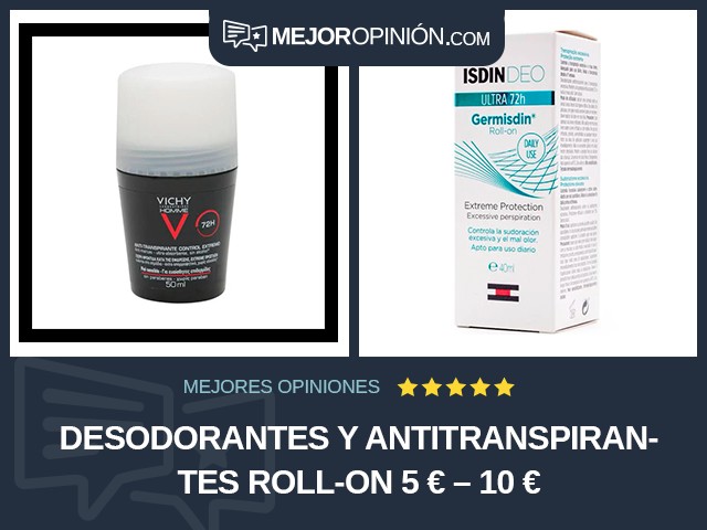 Desodorantes y antitranspirantes Roll-on 5 € – 10 €