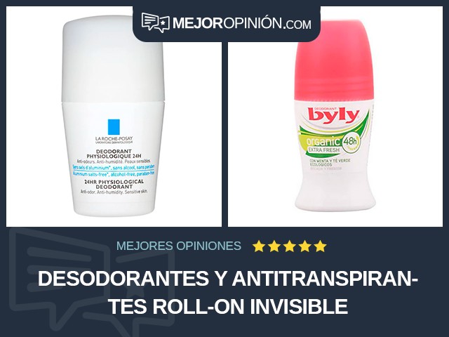 Desodorantes y antitranspirantes Roll-on Invisible