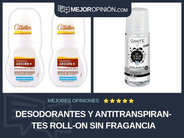 Desodorantes y antitranspirantes Roll-on Sin fragancia