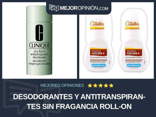 Desodorantes y antitranspirantes Sin fragancia Roll-on