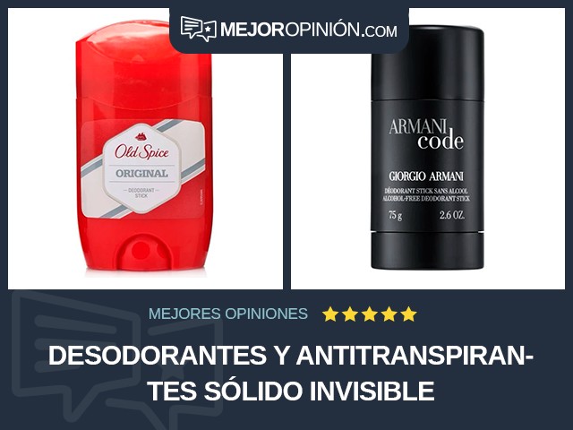 Desodorantes y antitranspirantes Sólido Invisible