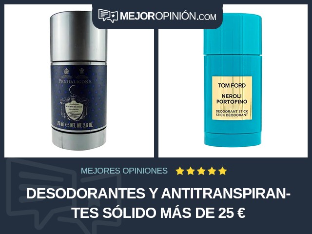 Desodorantes y antitranspirantes Sólido Más de 25 €
