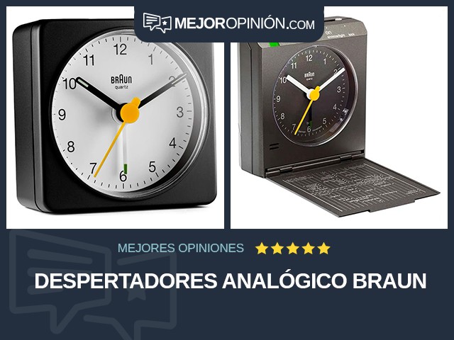 Despertadores Analógico Braun