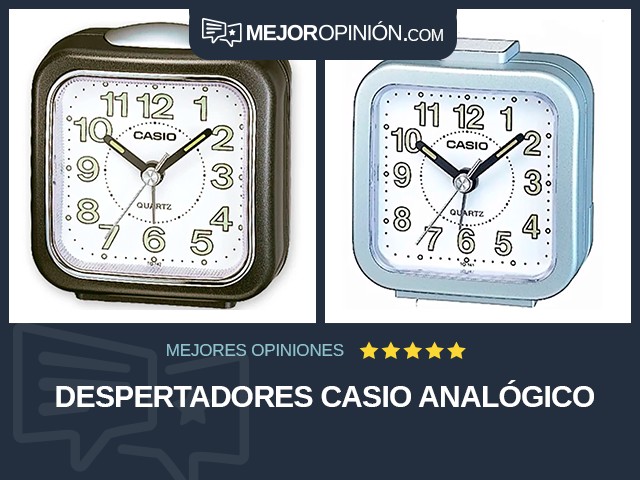 Despertadores Casio Analógico