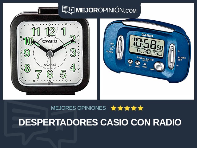 Despertadores Casio Con radio