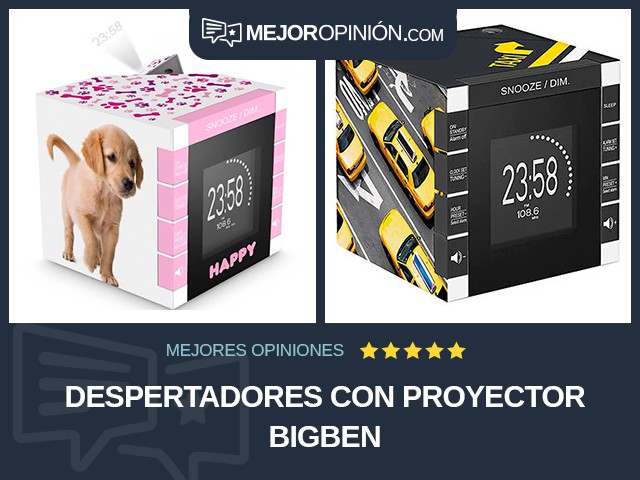 Despertadores Con proyector Bigben