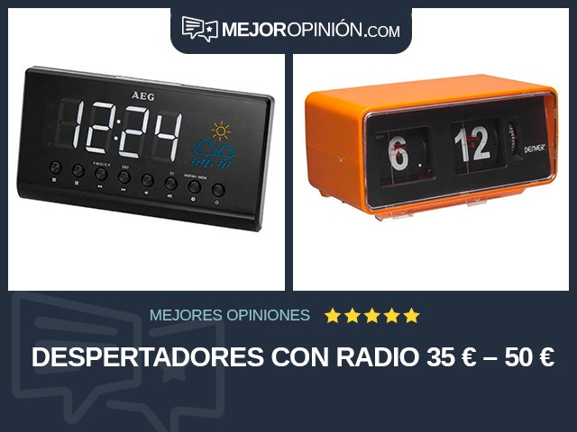 Despertadores Con radio 35 € – 50 €