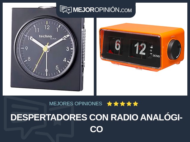 Despertadores Con radio Analógico