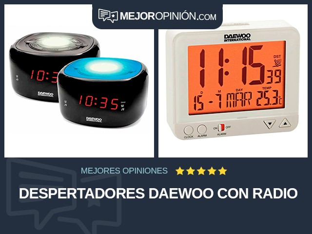 Despertadores Daewoo Con radio