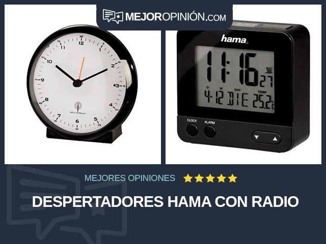 Despertadores Hama Con radio