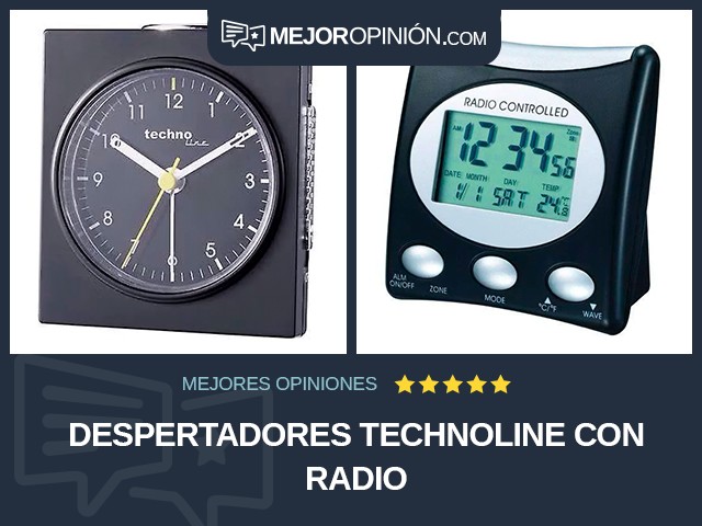 Despertadores TechnoLine Con radio