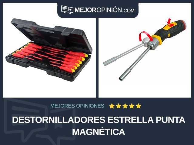 Destornilladores Estrella Punta magnética