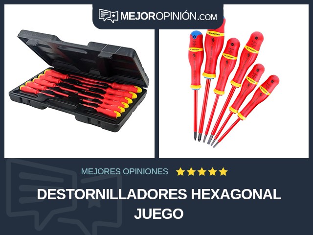 Destornilladores Hexagonal Juego