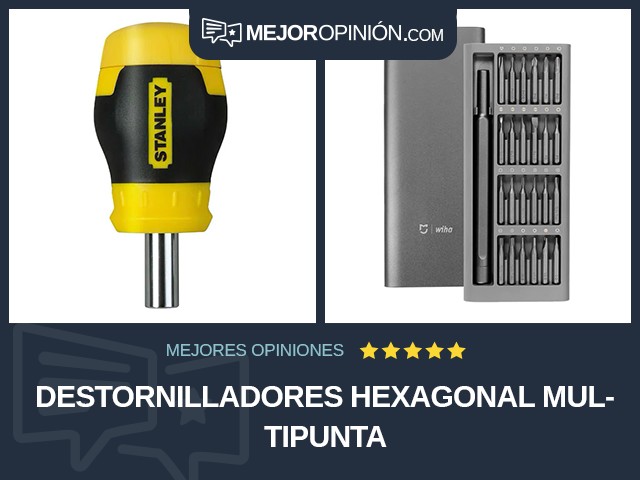 Destornilladores Hexagonal Multipunta