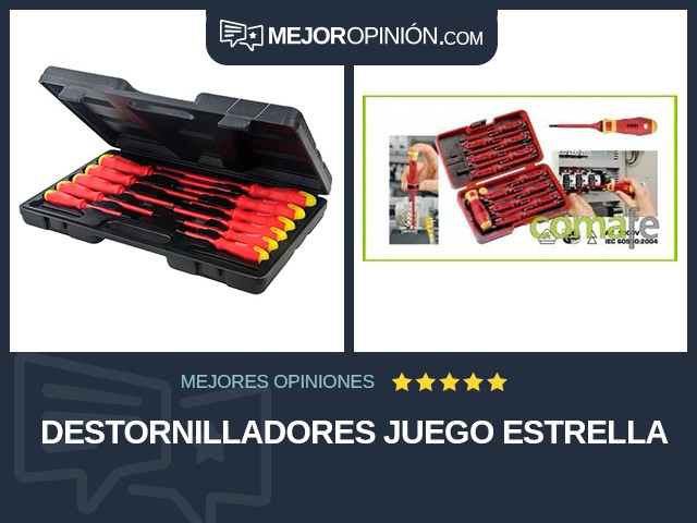 Destornilladores Juego Estrella