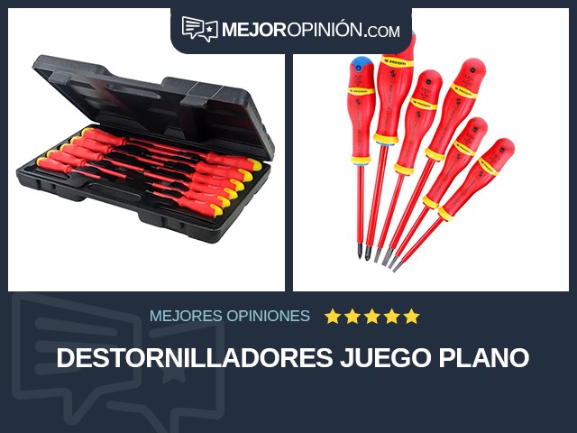 Destornilladores Juego Plano