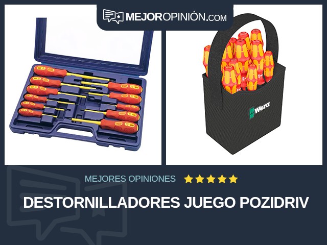 Destornilladores Juego Pozidriv