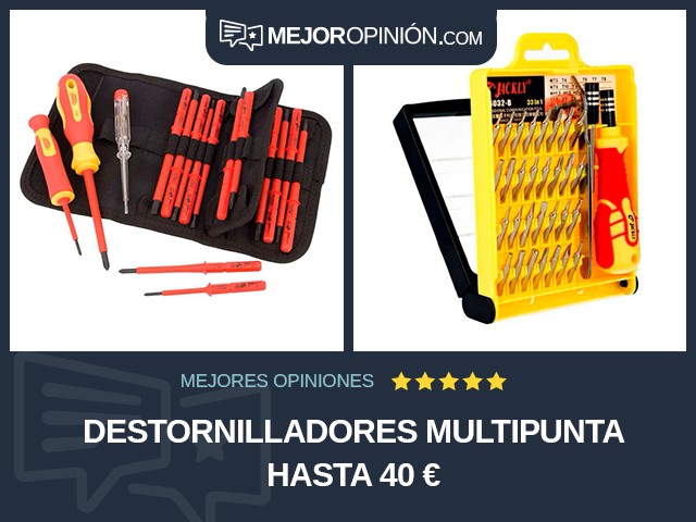 Destornilladores Multipunta Hasta 40 €