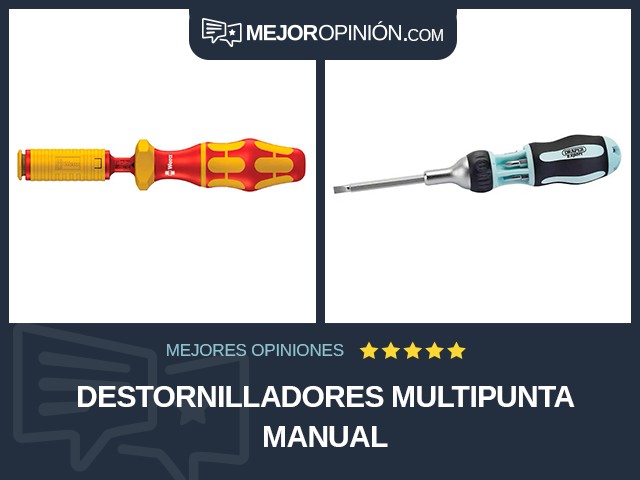 Destornilladores Multipunta Manual