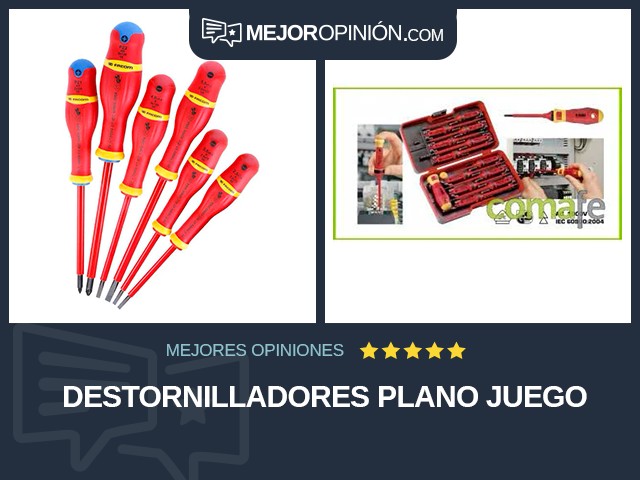 Destornilladores Plano Juego