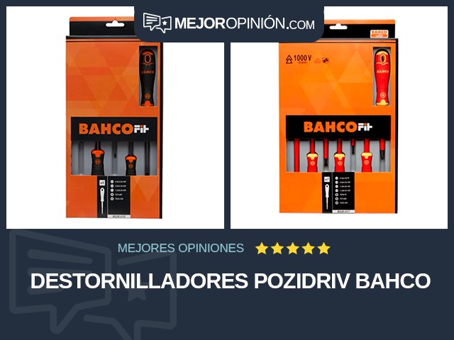 Destornilladores Pozidriv Bahco