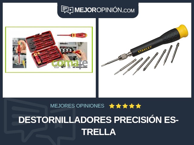 Destornilladores Precisión Estrella