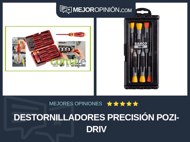 Destornilladores Precisión Pozidriv